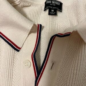 Todd Snyder Men's White Sweater